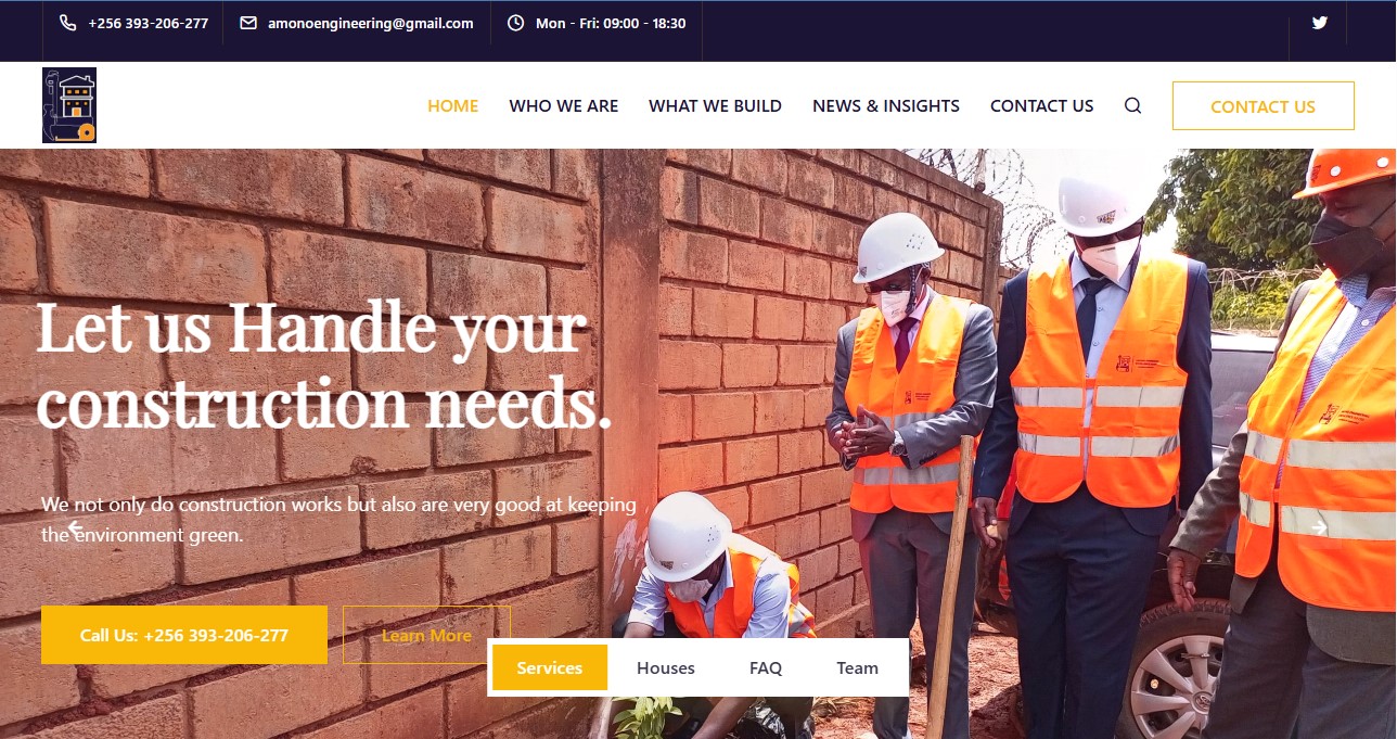 Construction website